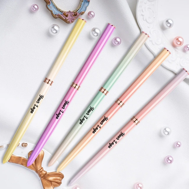 Nail Brush Manufacturer Private Label 7/9/11/15/20mm Striping Brushes 5pcs/set Nail Art Pink Ultra Thin Liner Nail Brushes