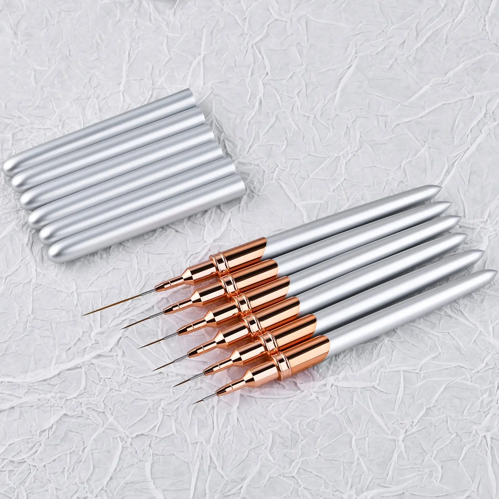 Professional Salon Grade Private Label Liner Brush Nail Art 5/7/9/11/15/25MM Extra Thin Nail Art Brush With Different Sizes