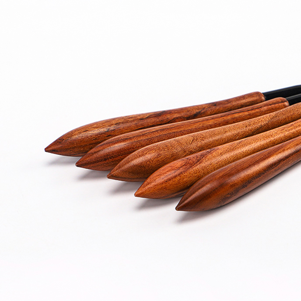 2023 New Trend Sandalwood Pole Synthetic Hai Nail Art Ombre Brushes Private Label Custom Gradient Ombre Nail Brush for Gel Nails