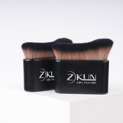 High Quality Plastic Cleaning Nail Scrub Brush Private Label Custom Nail Dust Brush Black for Cleaning