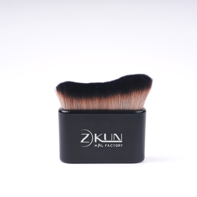 High Quality Plastic Cleaning Nail Scrub Brush Private Label Custom Nail Dust Brush Black for Cleaning