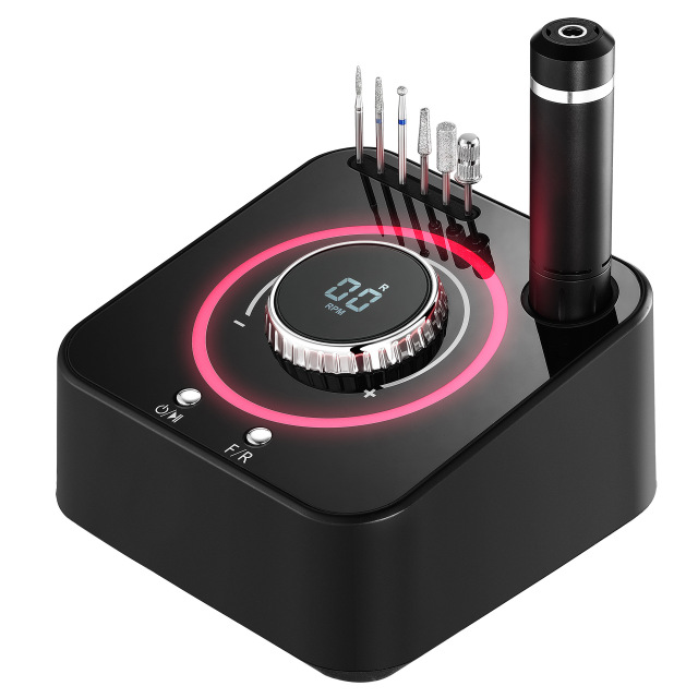 High Quality Tabletop Nail Drill  Pink/Black/White 40W Desktop Nail Drill Machine Strong 40000RPM