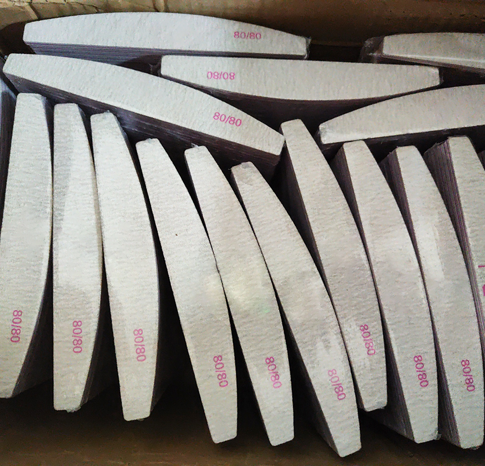 Colorful Sponge Nail Buffer Durable Different Shape Nail File for  100/180 Custom Logo