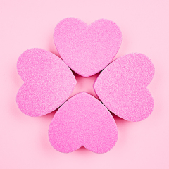 Professional Pink Heart Shaped Nail Files 100/180 Double Custom Logo Mini Nail File