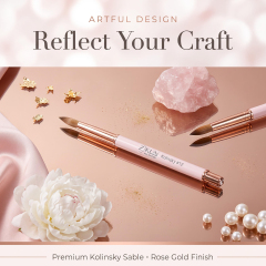 Professional 100% Kolinsky Acrylic Nail Brush #12 #14 #16 Professional Nail Art Brush