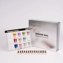 15 Colors Chrome Nails Powder Set With Package Box