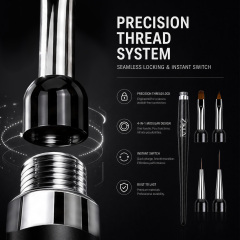 Multi-Head Interchangeable Nail Art Brush