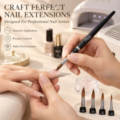 Multi-Head Interchangeable Kolinsky Nail Art Brush