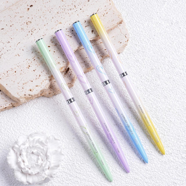 4Pcs Nail Gel Brush Set With Case Liner Detail Design Brushes for Acrylic and Poly Gel French Tip Nail Art Kits Supplies