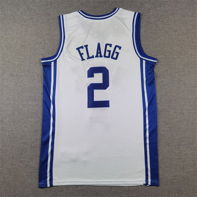 Men's NCAA Duke Blue Devils #2 Cooper Flagg Nike White Basketball Swingman Jersey