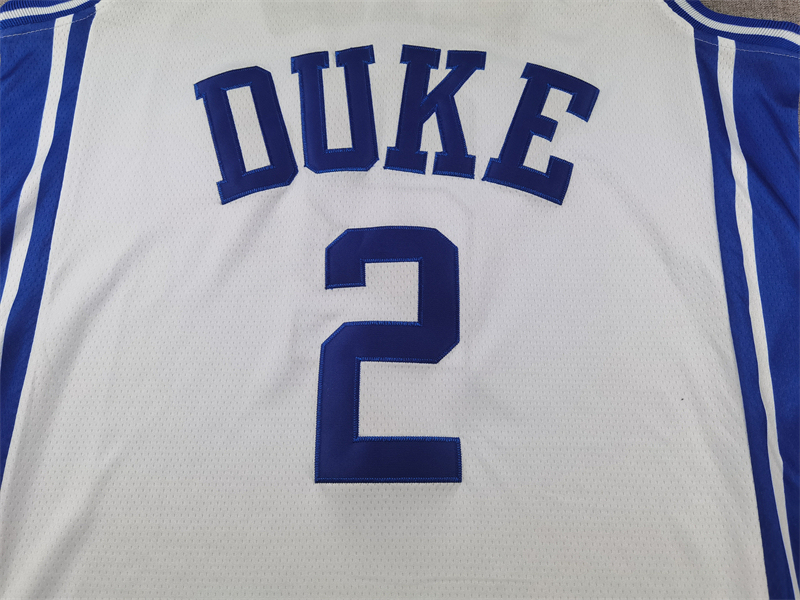 Men's NCAA Duke Blue Devils #2 Cooper Flagg Nike White Basketball Swingman Jersey