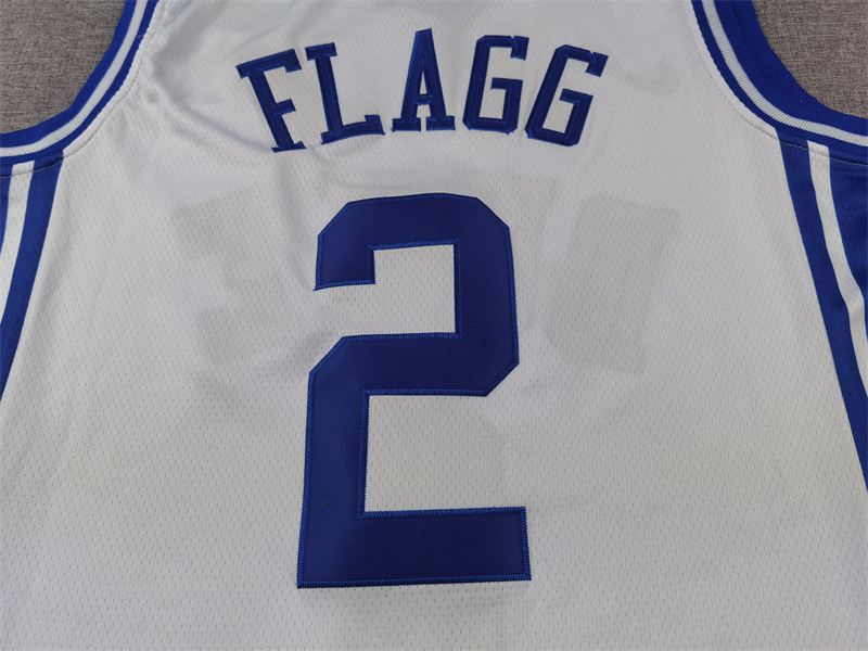 Men's NCAA Duke Blue Devils #2 Cooper Flagg Nike White Basketball Swingman Jersey