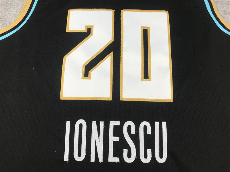 Men's WNBA New York Liberty #20 Sabrina Ionescu Nike Rebel Edition Swingman Black Jersey