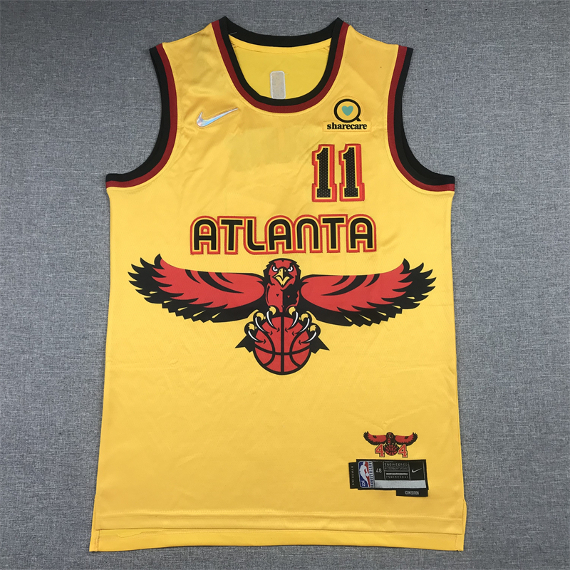Men's NBA Atlanta Hawks #11 Trae Young Nike 2021-22 City Edition Swingman Jersey