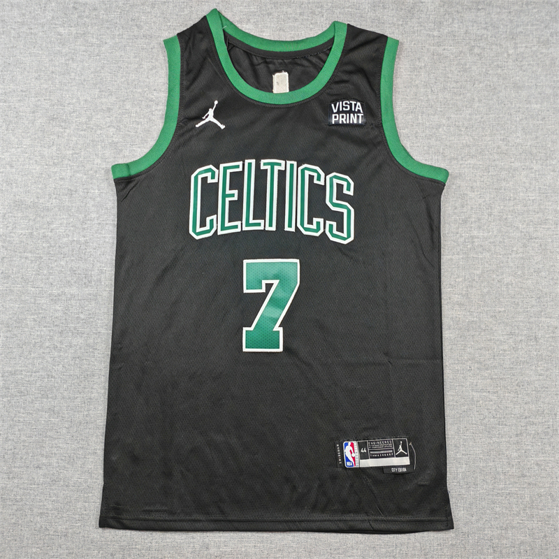 Men's NBA Boston Celtics #7 Jaylen Brown Jordan 2024-25 Statement Edition Swingman Jersey
