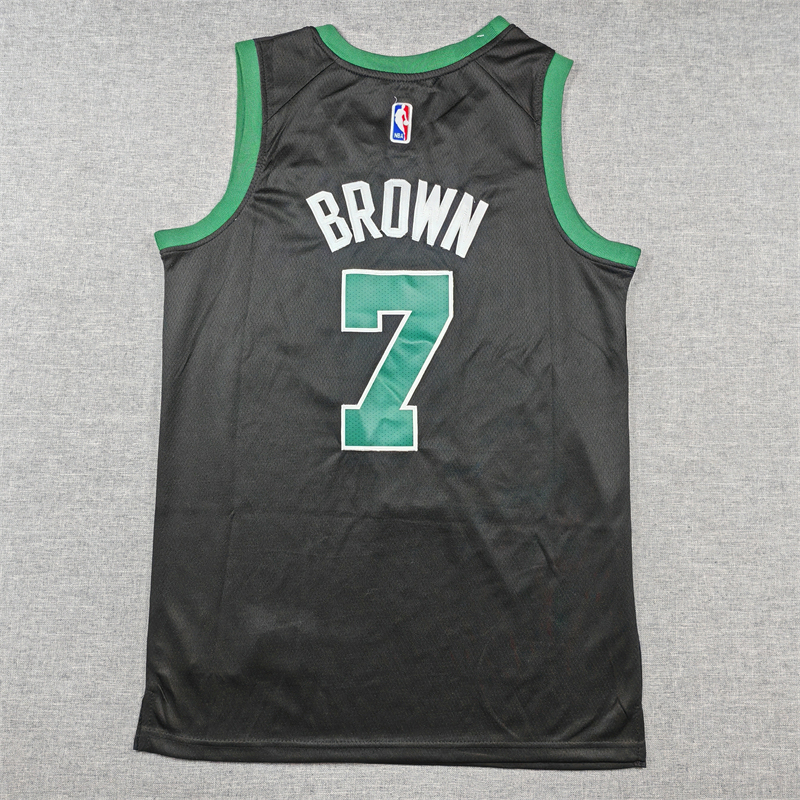 Men's NBA Boston Celtics #7 Jaylen Brown Jordan 2024-25 Statement Edition Swingman Jersey