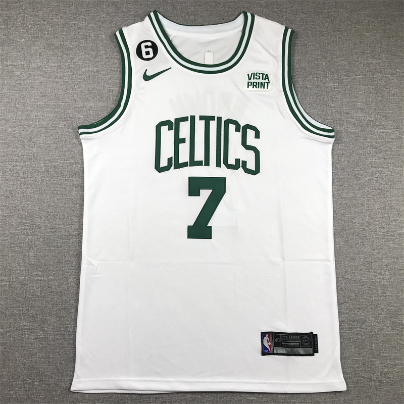 Men's NBA Boston Celtics #7 Jaylen Brown Nike 2022-23 Association Edition Swingman Jersey