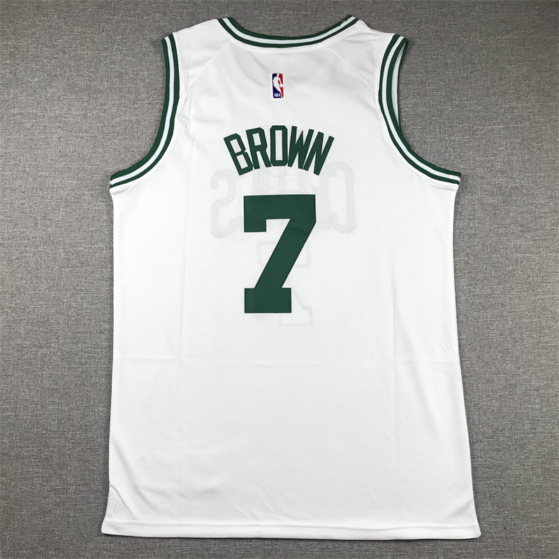 Men's NBA Boston Celtics #7 Jaylen Brown Nike 2022-23 Association Edition Swingman Jersey