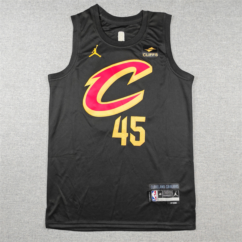 Men's NBA Cleveland Cavaliers #45 Donovan Mitchell Jordan 2023-24 Statement Edition Swingman Jersey
