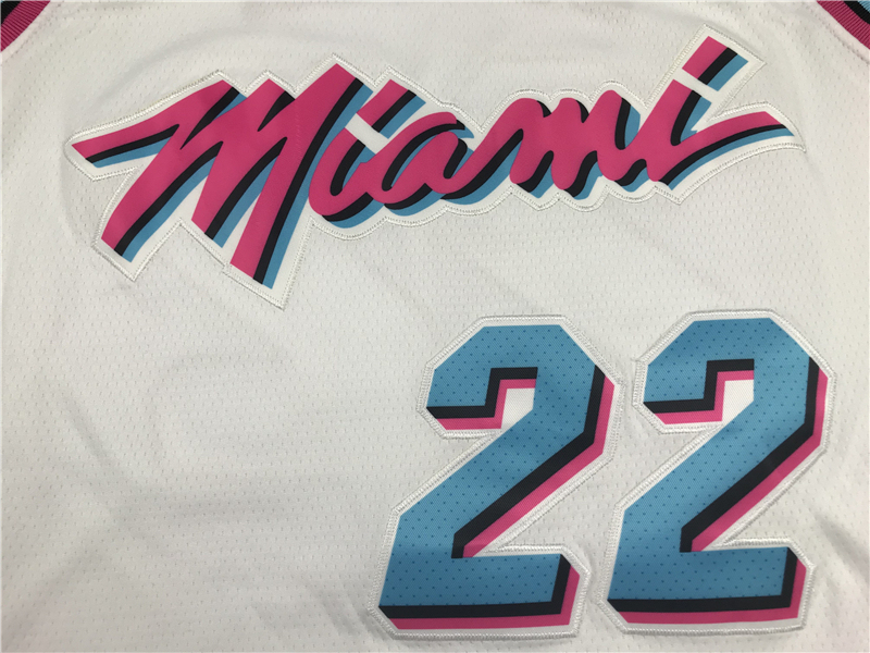 Men's NBA Miami Heat #22 Jimmy Butler Nike 2017-18 City Edition Swingman Jersey