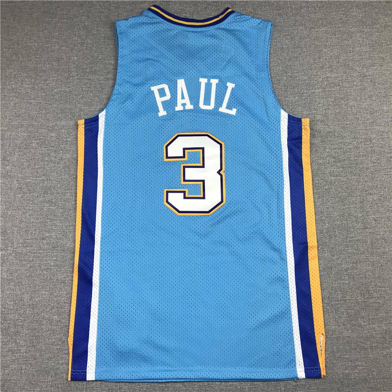 Men's NBA 2005-06 Charlotte Hornets #3 Chris Paul Mitchell & Ness Hardwood Swingman Jersey