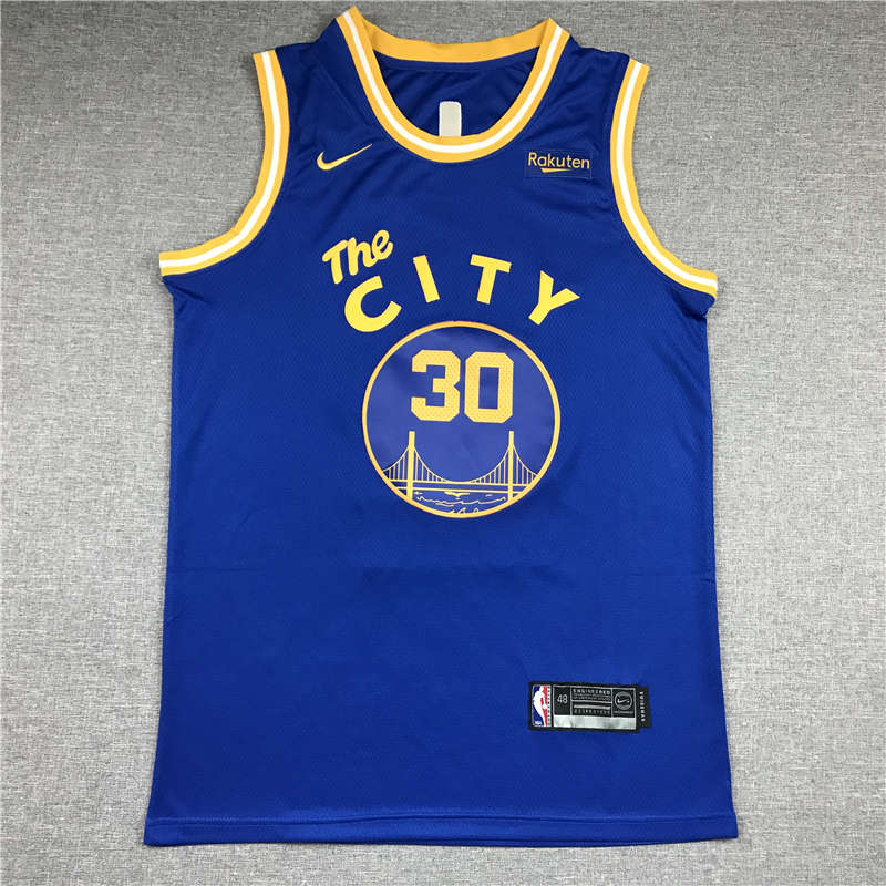 Men's NBA Golden State Warriors #30 Stephen Curry Nike 2020-21 Classic Edition Swingman Jersey