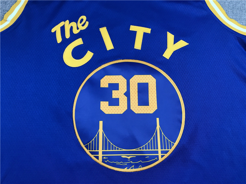 Men's NBA Golden State Warriors #30 Stephen Curry Nike 2020-21 Classic Edition Swingman Jersey