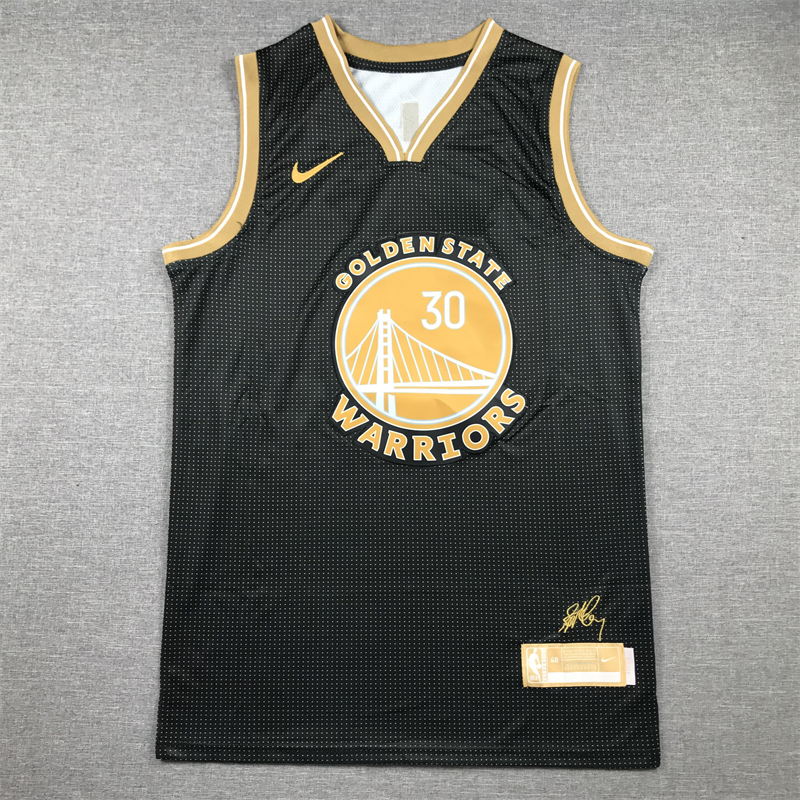 Men's NBA Golden State Warriors #30 Stephen Curry Nike 2023-24 Select Series Swingman Jersey V2