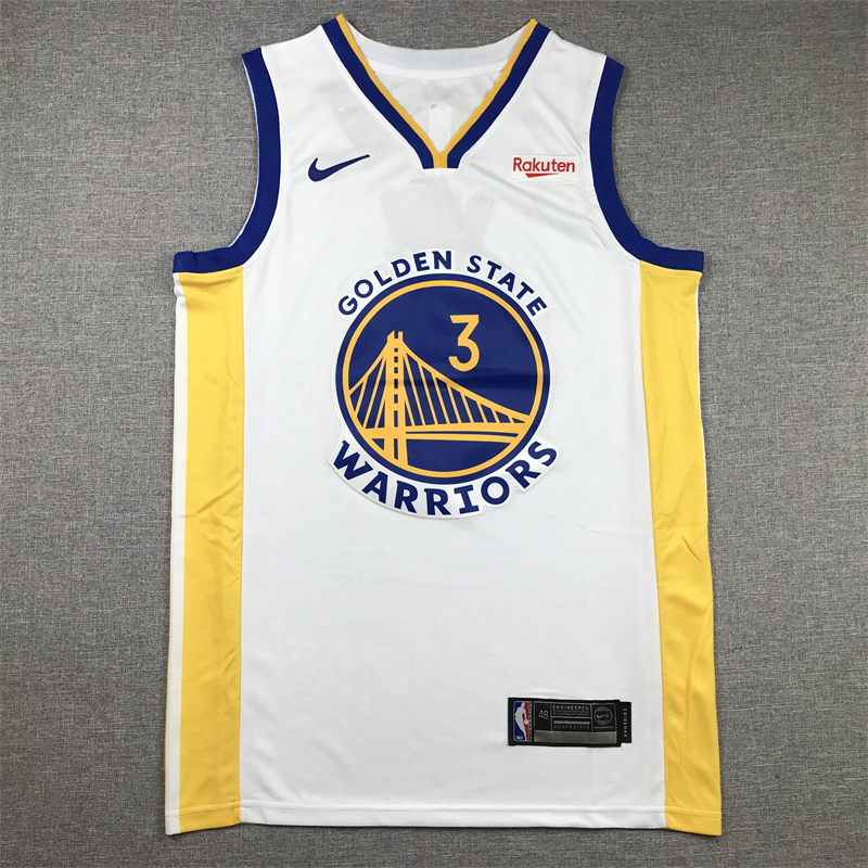 Men's NBA Golden State Warriors #3 Chris Paul Nike 2023-24 Association Edition Swingman Jersey