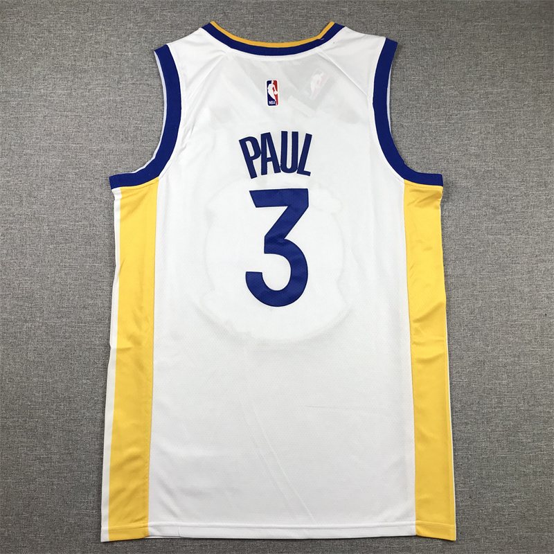 Men's NBA Golden State Warriors #3 Chris Paul Nike 2023-24 Association Edition Swingman Jersey