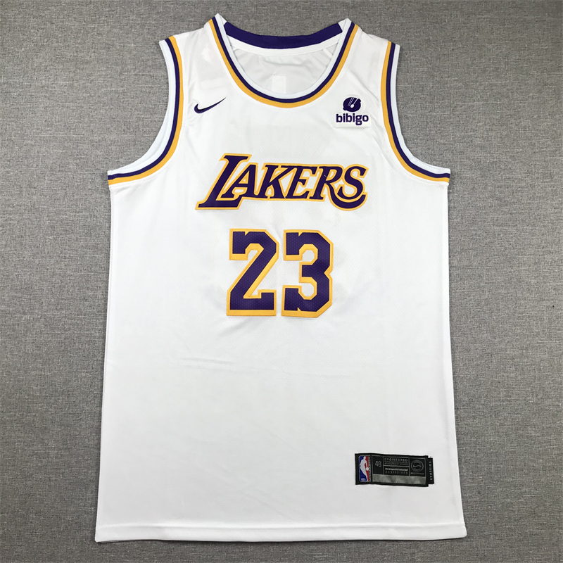 Men's NBA Los Angeles Lakers #23 LeBron James Nike 2023-24 Association Edition Swingman Jersey