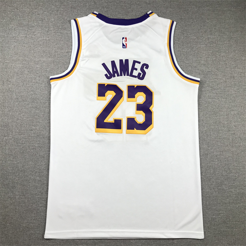 Men's NBA Los Angeles Lakers #23 LeBron James Nike 2023-24 Association Edition Swingman Jersey