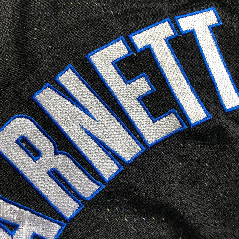 NBA Minnesota Timberwolves #21 Kevin Garnett Men's M&N 1997-98 Classic Embroidery Black Jersey