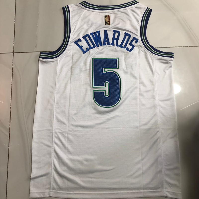 NBA Minnesota Timberwolves #5 Anthony Edwards Men's Nike 2023-24 Classic Edition Embroidery Jersey