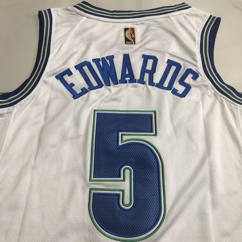 NBA Minnesota Timberwolves #5 Anthony Edwards Men's Nike 2023-24 Classic Edition Embroidery Jersey