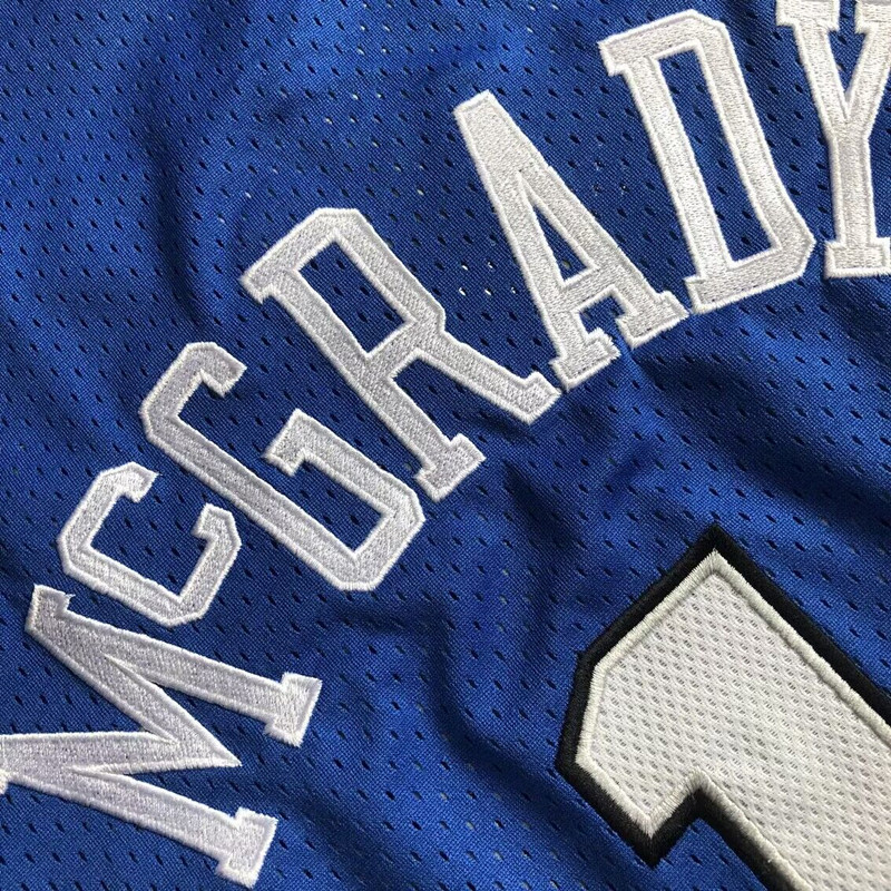 NBA Orlando Magic #1 Tracy McGrady Men's M&N 2003-04 Away Embroidery Jersey