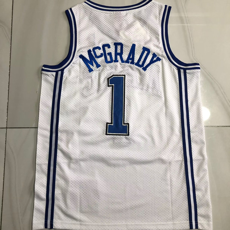 NBA Orlando Magic #1 Tracy McGrady Men's M&N 2003-04 Home Embroidery Jersey