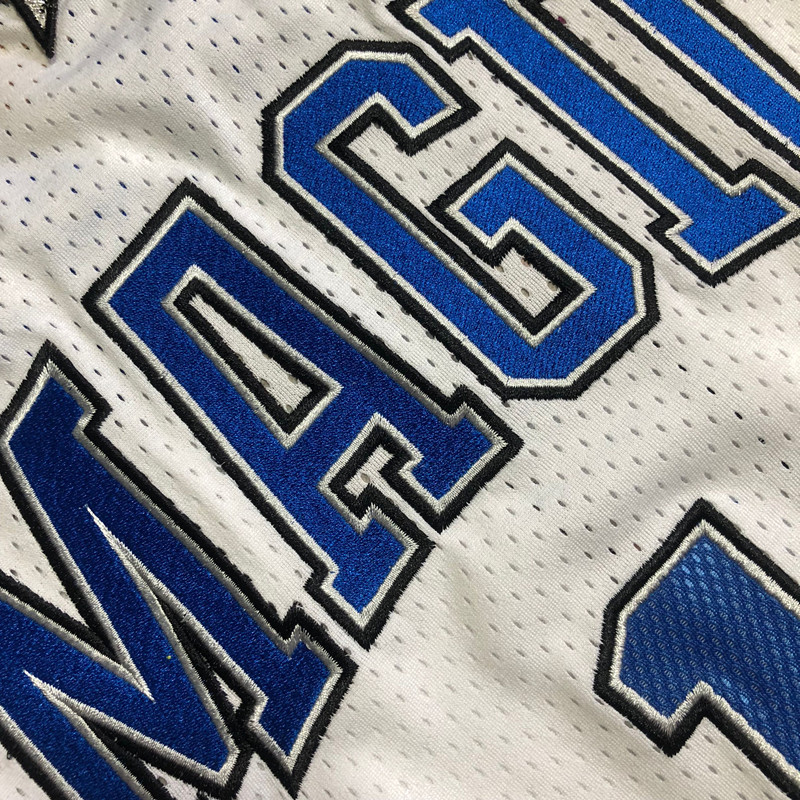 NBA Orlando Magic #1 Tracy McGrady Men's M&N 2003-04 Home Embroidery Jersey