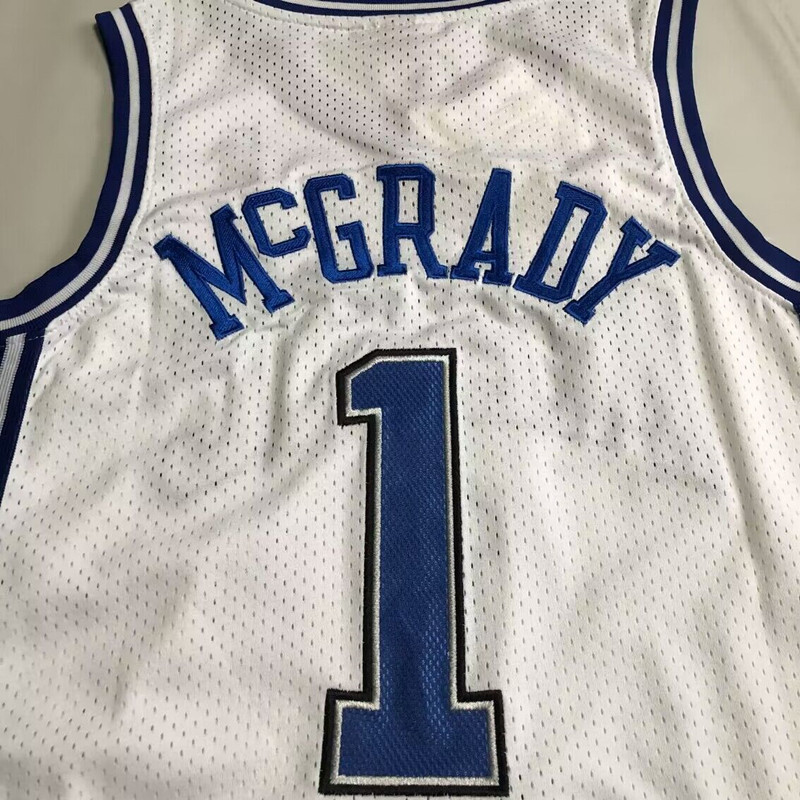 NBA Orlando Magic #1 Tracy McGrady Men's M&N 2003-04 Home Embroidery Jersey