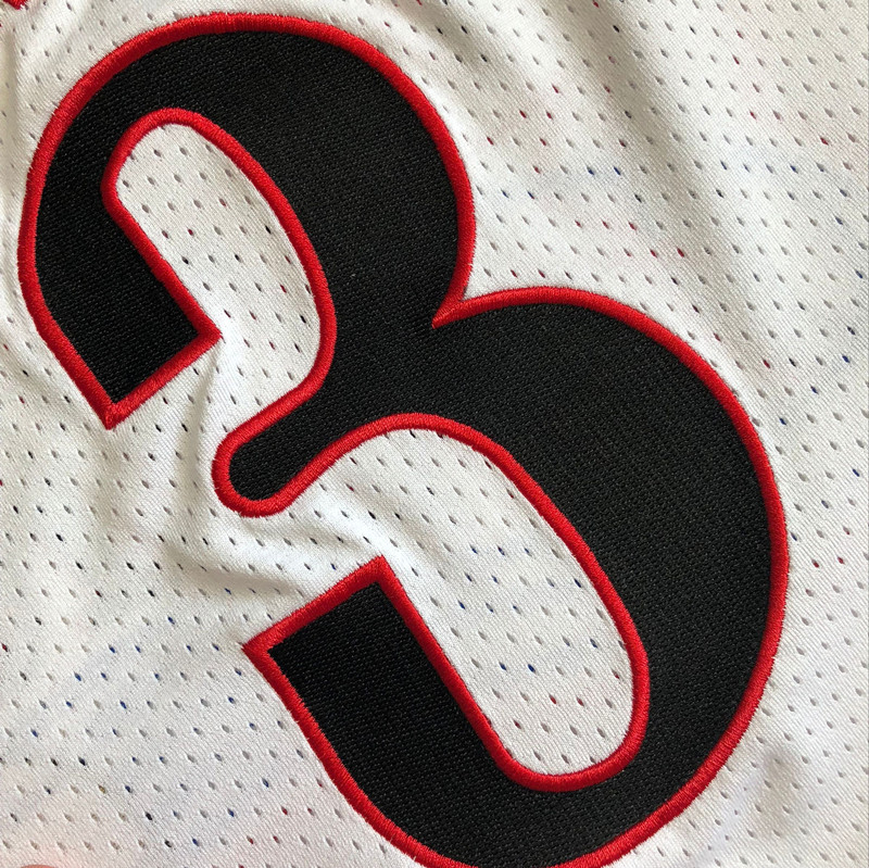 NBA Philadelphia 76ers #3 Allen Iverson Men's M&N Classic White Embroidery Jersey