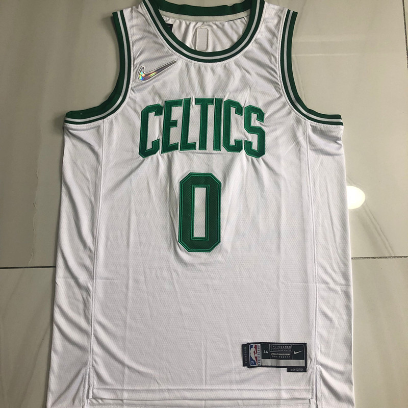 NBA Boston Celtics #0 Jayson Tatum Men's M&N Association Edition Embroidery Jersey