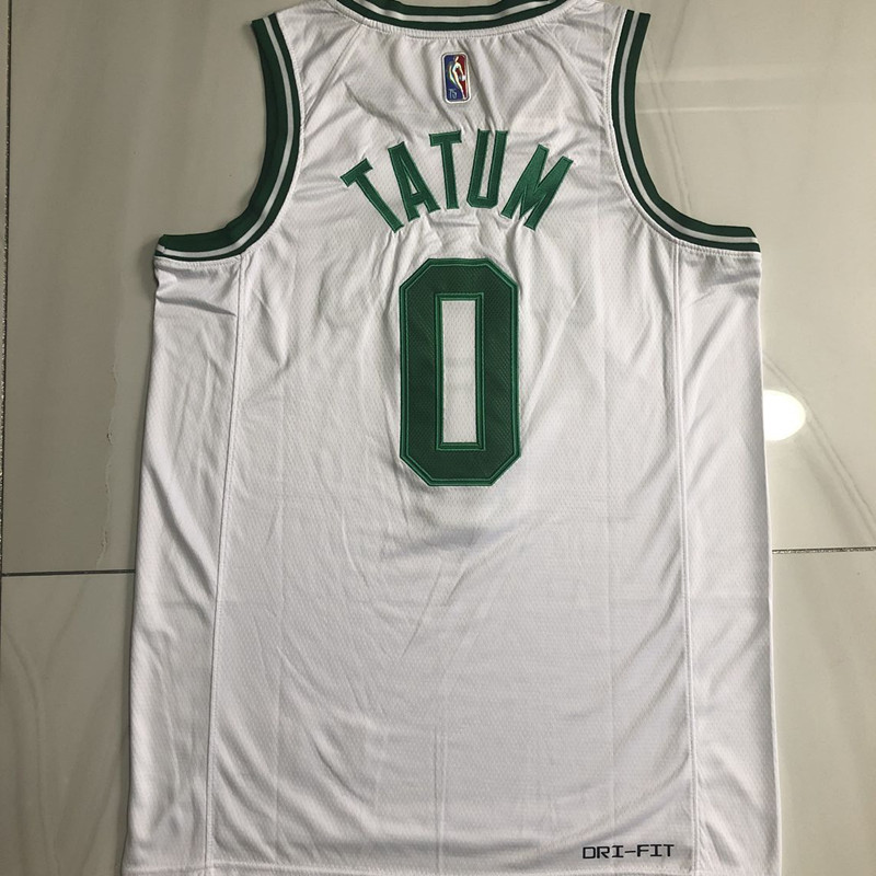 NBA Boston Celtics #0 Jayson Tatum Men's M&N Association Edition Embroidery Jersey