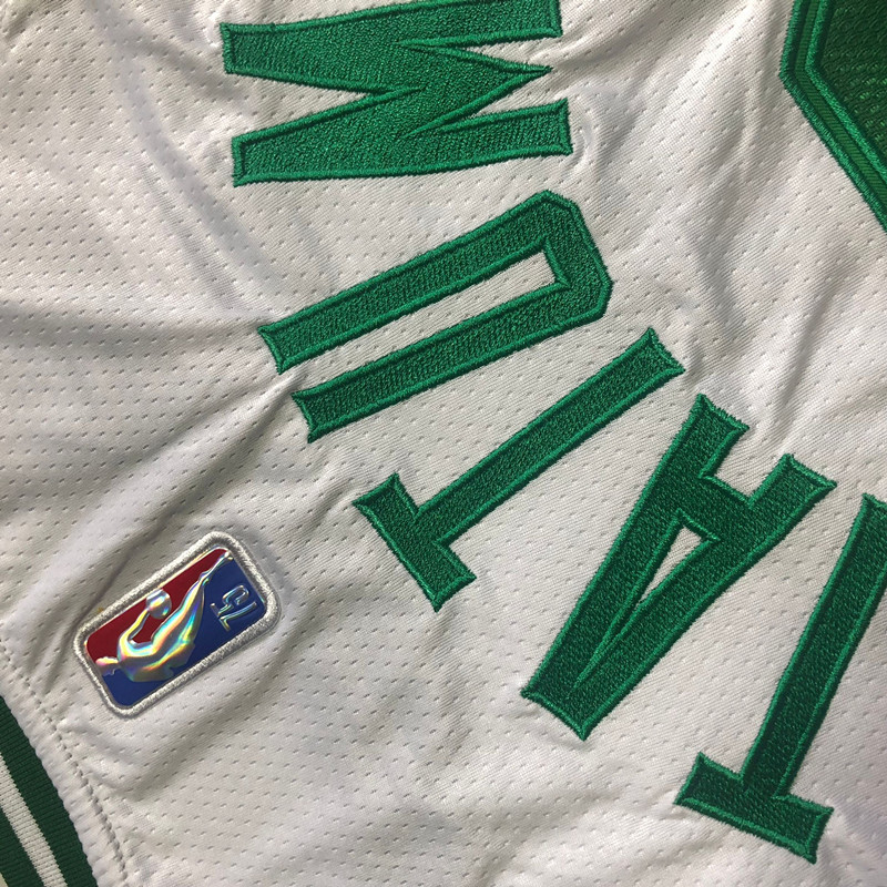 NBA Boston Celtics #0 Jayson Tatum Men's M&N Association Edition Embroidery Jersey