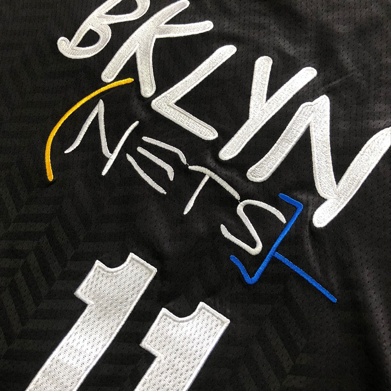 NBA Brooklyn Nets #11 Kyrie Irving Men's Nike 2020-21 City Edition Embroidery Jersey