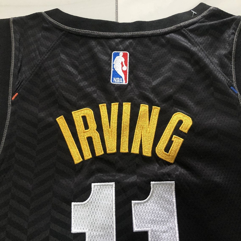 NBA Brooklyn Nets #11 Kyrie Irving Men's Nike 2020-21 City Edition Embroidery Jersey
