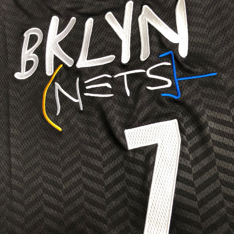 NBA Brooklyn Nets #7 Kevin Durant Men's Nike 2020-21 City Edition Embroidery Jersey