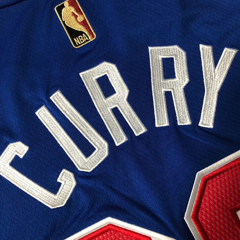 NBA Golden State Warriors #30 Stephen Curry Men's Nike 2021-22 Classic Edition Embroidery Jersey