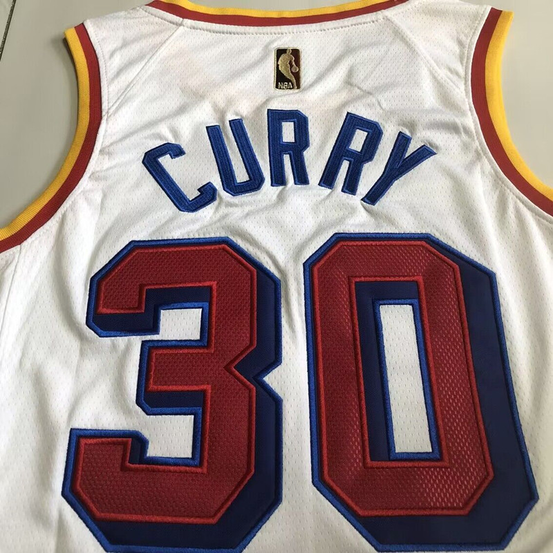 NBA Golden State Warriors #30 Stephen Curry Men's Nike 2024-25 Classic Edition Embroidery Jersey