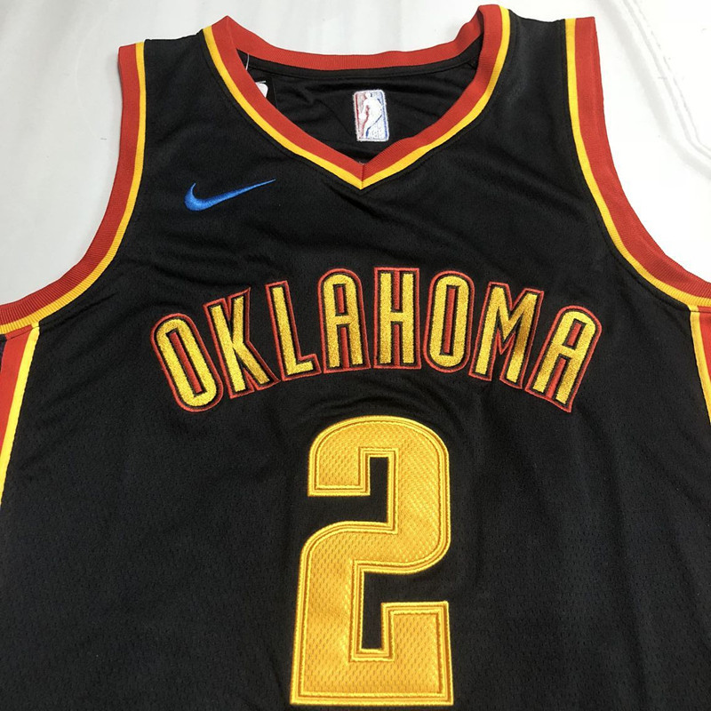 NBA Oklahoma City Thunder #2 Shai Gilgeous-Alexander Men's Nike 2024-25 City Edition Embroidery Jersey