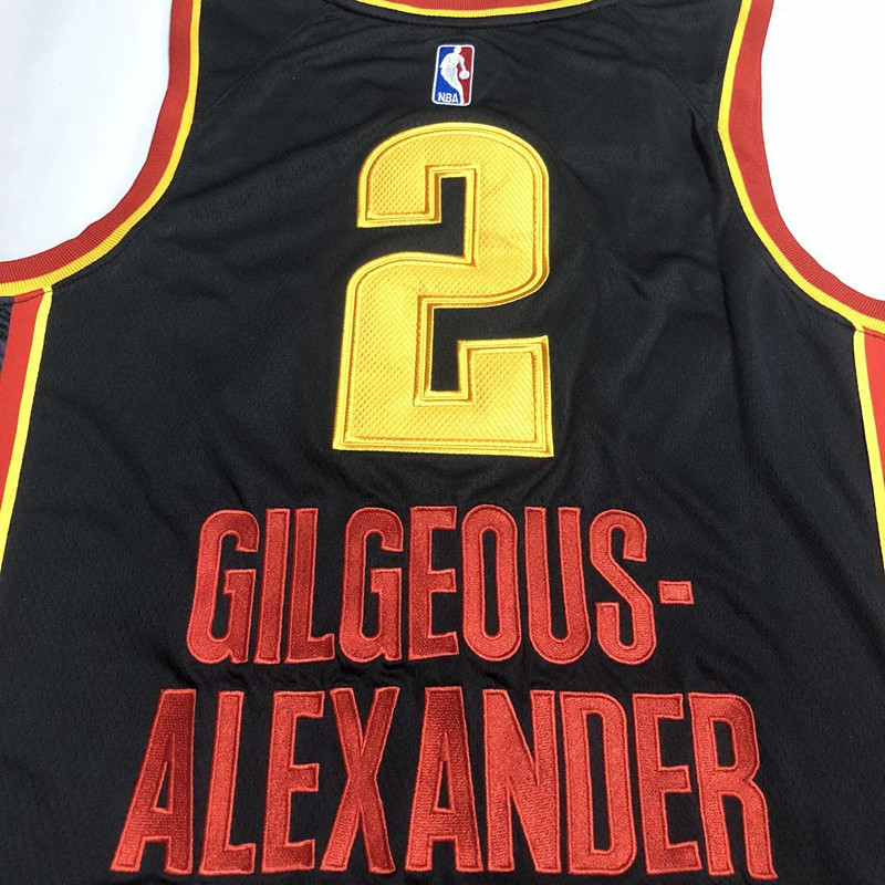 NBA Oklahoma City Thunder #2 Shai Gilgeous-Alexander Men's Nike 2024-25 City Edition Embroidery Jersey